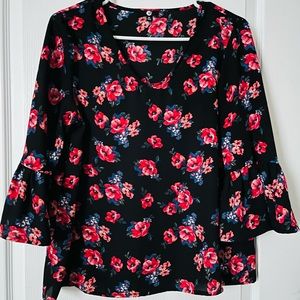 Darling flower print top